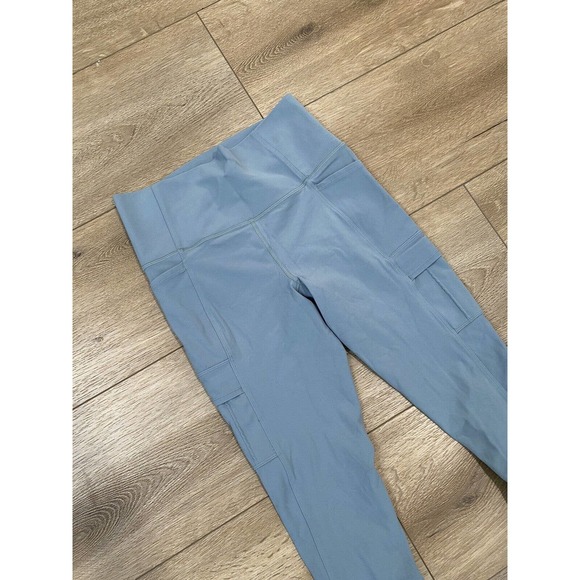 Athleta Salutation 7/8 Tight Legging Size Small Blue - Picture 2 of 7